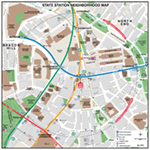 MBTA State Street Neighborhood Map